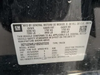 2014 GMC Sierra 1500 Denali with VIN 3GTU2WEJ1EG507220, listed as a Copart auction lot 87714265 with 143,161 mi miles and Salvage Title. Bid and sale history available at carsss.com. Image 13.