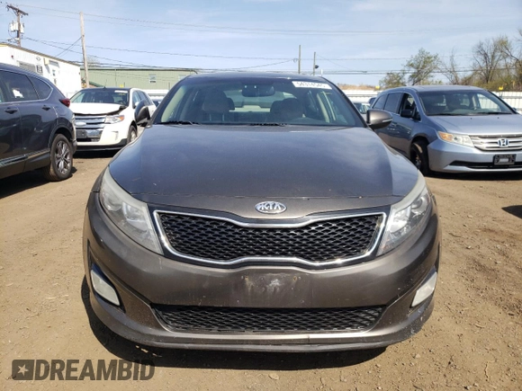 2014 Kia Optima LX with VIN 5XXGM4A79EG289052, listed as a Copart auction lot 54314545 with 208,620 mi miles and Salvage Title. Bid and sale history available at carsss.com. Image 5.