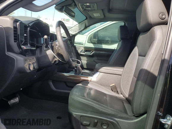 2022 Chevrolet Silverado 1500 LT Trail Boss with VIN 3GCUDFETXNG522679, listed as a Copart auction lot 46311095 with 50,531 mi miles and Salvage Title. Bid and sale history available at DreamBid. Image 7.