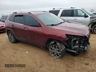 2018 Jeep Cherokee Latitude Plus with VIN 1C4PJLLBXJD615689, listed as a Copart auction lot 44822955 with 54,412 mi miles and Salvage Title. Bid and sale history available at carsss.com. Image 4.