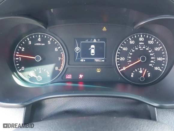 2018 Kia Optima LX with VIN KNAGT4L37J5202502, listed as a IAAI auction lot 41819087 with 73,311 mi miles. Bid and sale history available at carsss.com. Image 7.
