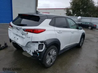 2019 Hyundai Kona Electric SEL with VIN KM8K23AGXKU054865, listed as a Copart auction lot 42518663 with NaN miles. Bid and sale history available at carsss.com. Image 3.