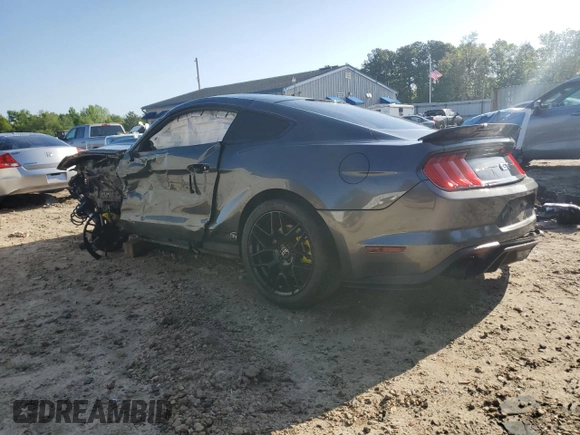 2018 Ford Mustang GT z VIN 1FA6P8CF4J5128093, wystawiony jako Copart lot #52081845 z przebiegiem Nie podano mil oraz Szkoda całkowita • Salvage title. Historia ofert i sprzedaży dostępna na DreamBid. Obrazek 2.