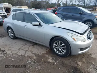 2009 Infiniti G37 Journey with VIN JNKCV61E09M310567, listed as a IAAI auction lot 41466176 with 158,017 mi miles. Bid and sale history available at carsss.com. Image 1.