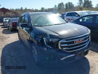 2019 GMC Terrain SLT with VIN 3GKALVEV5KL353096, listed as a IAAI auction lot 41825008 with 125,572 mi miles. Bid and sale history available at carsss.com. Image 1.