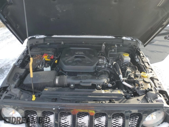 2022 Jeep Wrangler Unlimited Willys Sport with VIN 1C4HJXDN0NW207099, listed as a Copart auction lot 43395805 with 55,529 mi miles and Salvage Title. Bid and sale history available at DreamBid. Image 11.