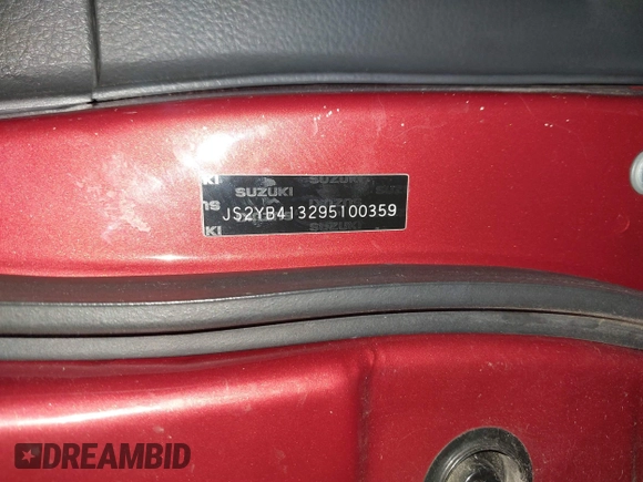 2009 Suzuki SX4 AWD z VIN JS2YB413295100359, wystawiony jako IAAI lot #40899442 z przebiegiem 109 919 mil mil oraz . Historia ofert i sprzedaży dostępna na DreamBid. Obrazek 9.
