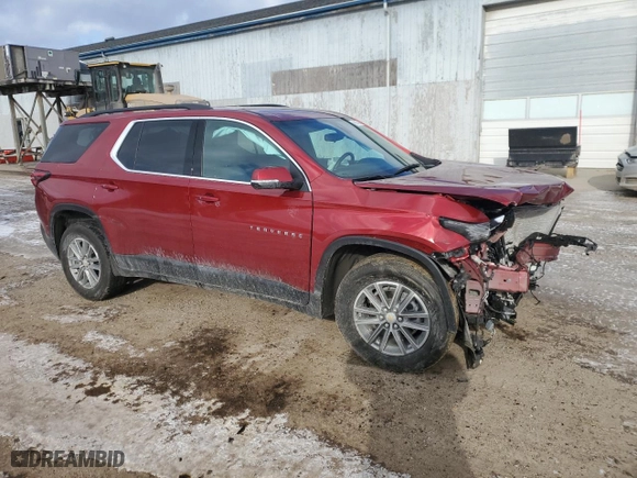 2022 Chevrolet Traverse LT Cloth with VIN 1GNEVGKW8NJ157091, listed as a Copart auction lot 89174845 with 34,154 mi miles and Non Repairable. Bid and sale history available at carsss.com. Image 4.