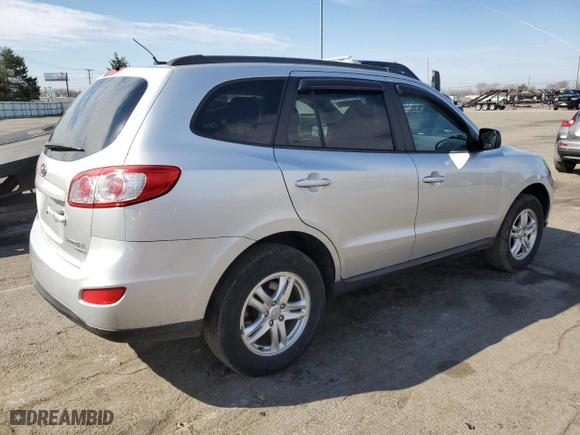 2011 Hyundai Santa Fe GLS with VIN 5XYZGDAB7BG068562, listed as a Copart auction lot 49115295 with 148,562 mi miles and Salvage Title. Bid and sale history available at carsss.com. Image 3.