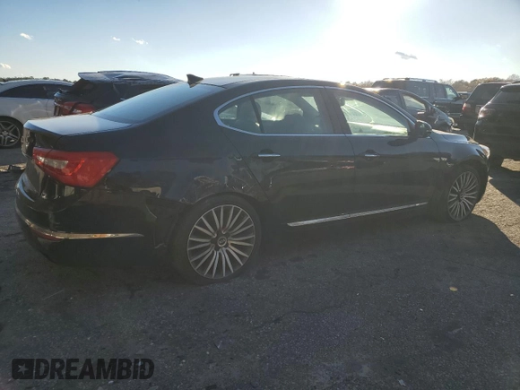 2014 Kia Cadenza Premium with VIN KNALN4D72E5124131, listed as a Copart auction lot 83754994 with 151,349 mi miles and Clean Title. Bid and sale history available at carsss.com. Image 3.