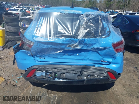 2024 Chevrolet Trax 2RS with VIN KL77LJE25RC184074, listed as a IAAI auction lot 41811388 with 16,156 mi miles and . Bid and sale history available at DreamBid. Image 6.