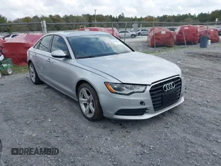 2012 Audi A6 3.0T Premium Plus with VIN WAUBGAFC7CN006085, listed as a IAAI auction lot 41814664 with 1 mi miles. Bid and sale history available at carsss.com. Image 1.