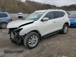 2019 Nissan Rogue SL with VIN 5N1AT2MV5KC736653, listed as a Copart auction lot 48371235 with 45,966 mi miles and Salvage Title. Bid and sale history available at carsss.com. Image 1.