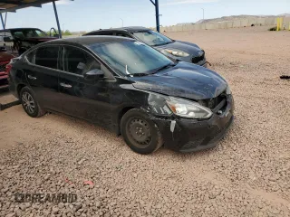 2017 Nissan Sentra SV with VIN 3N1AB7AP1HY222828, listed as a Copart auction lot 53758895 with 123,424 mi miles and Salvage Title. Bid and sale history available at carsss.com. Image 4.