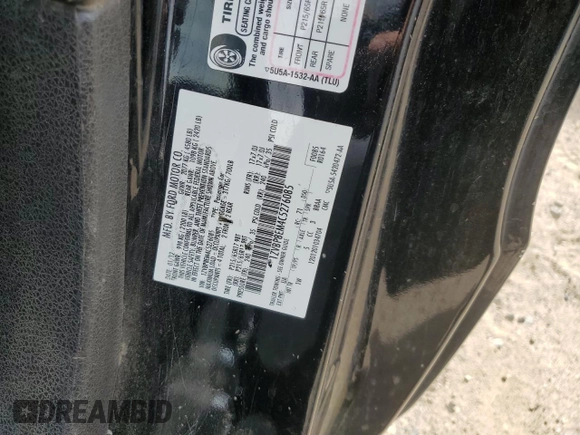 2012 Ford Mustang V6 with VIN 1ZVBP8EM4C5276085, listed as a Copart auction lot 58142955 with 159,068 mi miles and Salvage title. Bid and sale history available at DreamBid. Image 12.