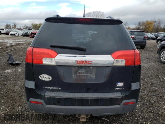 2011 GMC Terrain SLT-1 with VIN 2CTFLVEC8B6379426, listed as a Copart auction lot 79198544 with 184,193 mi miles and Salvage Title. Bid and sale history available at carsss.com. Image 6.