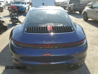 2020 Porsche 911 Carrera with VIN WP0AA2A96LS205552, listed as a Copart auction lot 52935275 with 32,994 mi miles and Salvage Title. Bid and sale history available at carsss.com. Image 6.