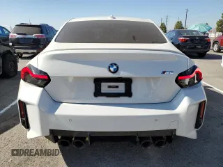 2024 BMW M2 with VIN 3MF13DM09R8D96037, listed as a Copart auction lot 65258314 with 7,776 mi miles and Salvage Title. Bid and sale history available at carsss.com. Image 6.