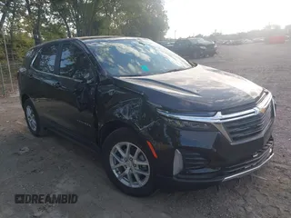 2024 Chevrolet Equinox LT with VIN 3GNAXKEG0RL212910, listed as a IAAI auction lot 40262979 with 10,243 mi miles. Bid and sale history available at carsss.com. Image 1.