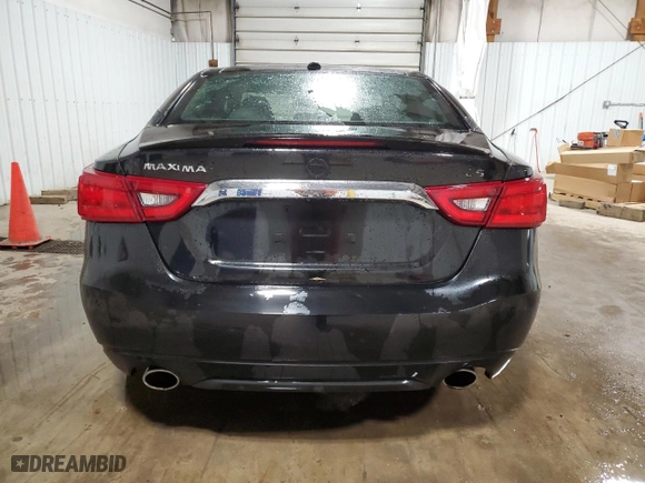 2017 Nissan Maxima Platinum with VIN 1N4AA6AP9HC420548, listed as a Copart auction lot 53697515 with 32,098 mi miles and Salvage Title. Bid and sale history available at carsss.com. Image 6.
