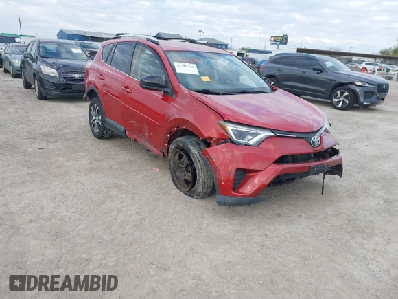 2016 Toyota RAV4 LE with VIN JTMZFREV0GJ063201, listed as a IAAI auction lot 41160385 with 190,190 mi miles. Bid and sale history available at carsss.com. Image 1.