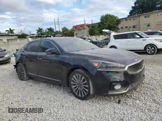 2018 Kia Cadenza Premium with VIN KNALB4J11J5123846, listed as a Copart auction lot 74694454 with 92,063 mi miles and Salvage Title. Bid and sale history available at carsss.com. Image 4.