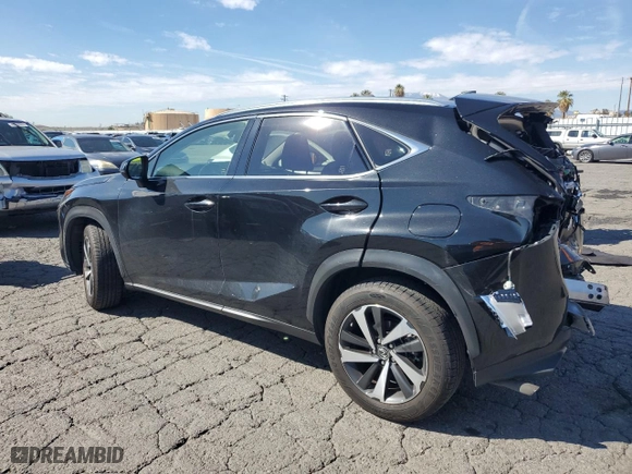 2020 Lexus NX with VIN JTJGARBZ9L5015614, listed as a Copart auction lot 45599975 with NaN miles and Salvage Title. Bid and sale history available at carsss.com. Image 2.