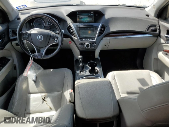2014 Acura MDX Technology with VIN 5FRYD3H41EB001441, listed as a Copart auction lot 49860305 with 205,236 mi miles and Salvage Title. Bid and sale history available at DreamBid. Image 8.