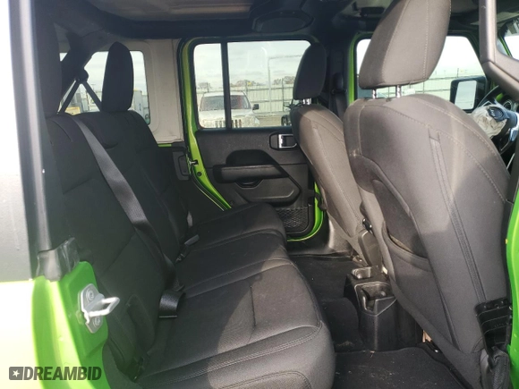 2019 Jeep Wrangler Unlimited Sahara with VIN 1C4HJXEN4KW594458, listed as a Copart auction lot 82696154 with 75,656 mi miles and Salvage Title. Bid and sale history available at carsss.com. Image 10.