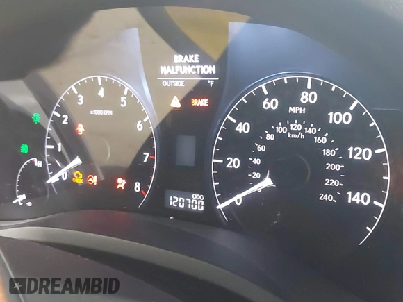 2011 Lexus RX 350 with VIN 2T2BK1BA4BC087291, listed as a IAAI auction lot 42550963 with 120,700 mi miles and . Bid and sale history available at DreamBid. Image 7.