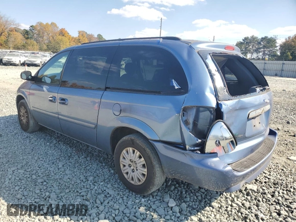 2007 Chrysler Town & Country LWB LX with VIN 2A4GP44R97R301757, listed as a Copart auction lot 77802724 with 222,861 mi miles and Salvage Title. Bid and sale history available at carsss.com. Image 2.
