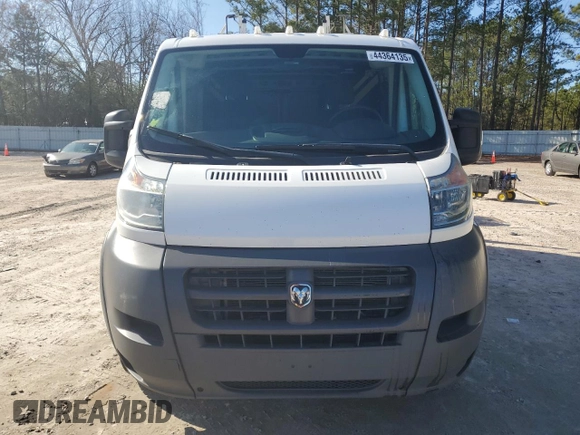 2017 Ram ProMaster Cargo with VIN 3C6TRVAG8HE511008, listed as a Copart auction lot 44364135 with 114,259 mi miles and Clean Title. Bid and sale history available at DreamBid. Image 5.