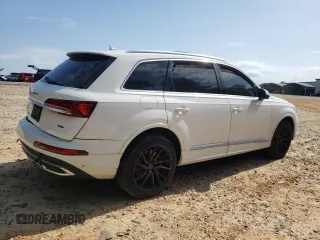 2021 Audi Q7 Premium Plus with VIN WA1LJAF72MD034440, listed as a Copart auction lot 58164365 with Not provided miles and Salvage title. Bid and sale history available at DreamBid. Image 3.