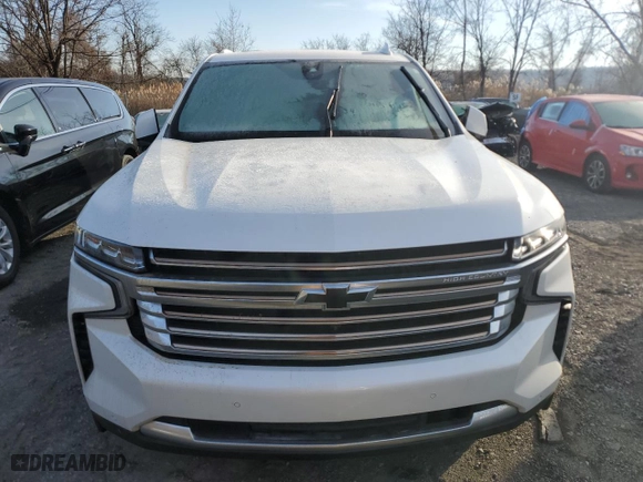 2021 Chevrolet Suburban High Country with VIN 1GNSKGKL8MR318850, listed as a Copart auction lot 83521144 with 13,495 mi miles and Non Repairable. Bid and sale history available at carsss.com. Image 5.