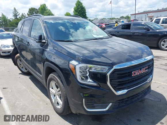 2024 GMC Terrain SLE with VIN 3GKALMEG1RL278502, listed as a IAAI auction lot 42236387 with 7,961 mi miles and . Bid and sale history available at DreamBid. Image 1.
