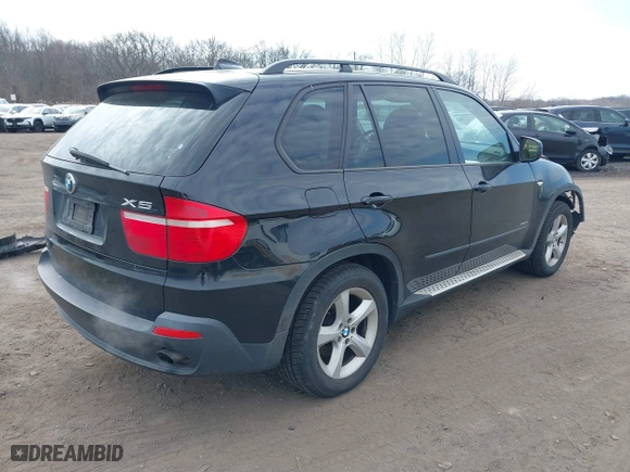2009 BMW X5 30i with VIN 5UXFE43579L037535, listed as a IAAI auction lot 41715317 with 210,697 mi miles. Bid and sale history available at carsss.com. Image 4.