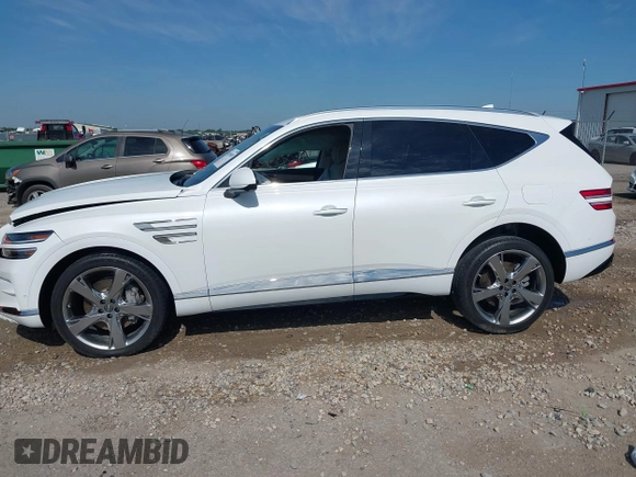 2022 Genesis GV80 with VIN KMUHBDSB2NU079042, listed as a IAAI auction lot 42695020 with 18,719 mi miles and . Bid and sale history available at DreamBid. Image 15.