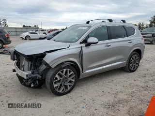 2022 Hyundai Santa Fe Calligraphy with VIN 5NMS54AL4NH411449, listed as a Copart auction lot 68026772 with 21,615 mi miles. Bid and sale history available at carsss.com. Image 1.