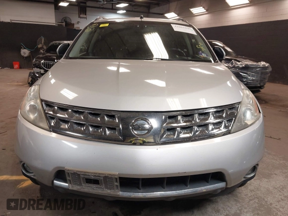 2007 Nissan Murano S with VIN JN8AZ08W57W639487, listed as a IAAI auction lot 42061645 with 144,469 mi miles and . Bid and sale history available at DreamBid. Image 12.