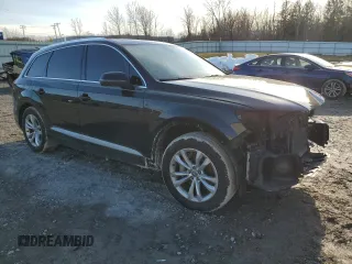 2017 Audi Q7 Premium Plus with VIN WA1LAAF7XHD034272, listed as a Copart auction lot 48025995 with 106,570 mi miles and Salvage Title. Bid and sale history available at carsss.com. Image 4.