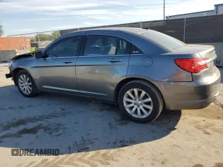2013 Chrysler 200 LX with VIN 1C3CCBAG2DN767423, listed as a Copart auction lot 87715355 with 145,956 mi miles and Salvage Title. Bid and sale history available at carsss.com. Image 2.
