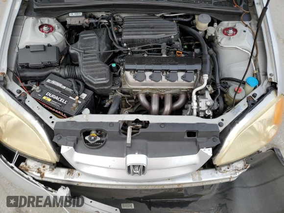 2003 Honda Civic LX with VIN 1HGEM21523L010596, listed as a Copart auction lot 43556365 with 171,154 mi miles and Salvage Title. Bid and sale history available at DreamBid. Image 11.