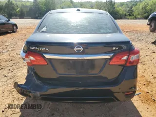 2017 Nissan Sentra SV with VIN 3N1AB7AP1HL722100, listed as a Copart auction lot 53666915 with 147,299 mi miles and Salvage Title. Bid and sale history available at carsss.com. Image 6.