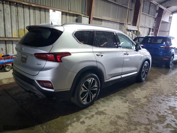2019 Hyundai Santa Fe Limited with VIN 5NMS53AA4KH055377, listed as a Copart auction lot 88123245 with 118,781 mi miles and Salvage Title. Bid and sale history available at carsss.com. Image 3.