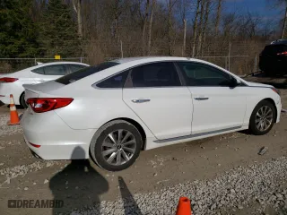 2015 Hyundai Sonata 2.4L Limited with VIN 5NPE34AF9FH197303, listed as a Copart auction lot 47615085 with 110,143 mi miles and Salvage Title. Bid and sale history available at carsss.com. Image 3.