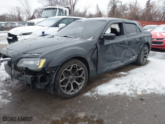 2015 Chrysler 300 with VIN 2C3CCABT1FH853985, listed as a IAAI auction lot 41165363 with 97,411 mi miles. Bid and sale history available at carsss.com. Image 18.