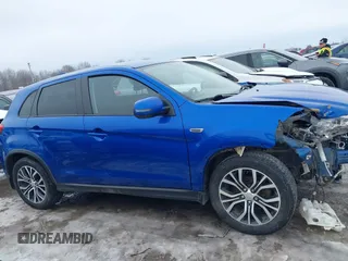 2018 Mitsubishi Outlander Sport ES 2.0 with VIN JA4AR3AUXJU020449, listed as a IAAI auction lot 41694600 with 87,433 mi miles. Bid and sale history available at carsss.com. Image 14.