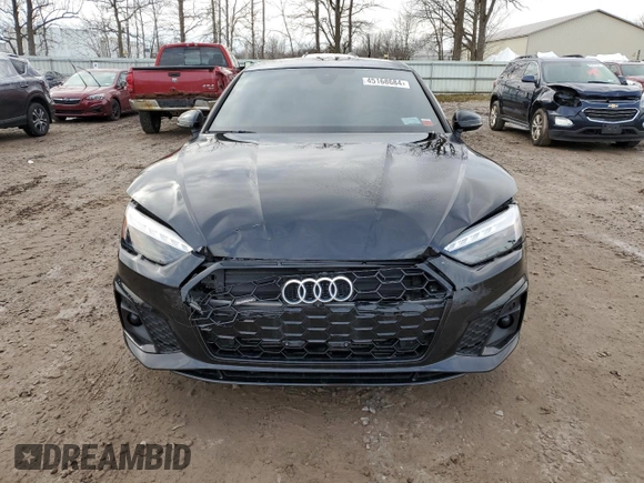 2021 Audi A5 Sportback S line Premium Plus with VIN WAUFACF51MA007211, listed as a Copart auction lot 45168684 with 23,909 mi miles. Bid and sale history available at carsss.com. Image 5.