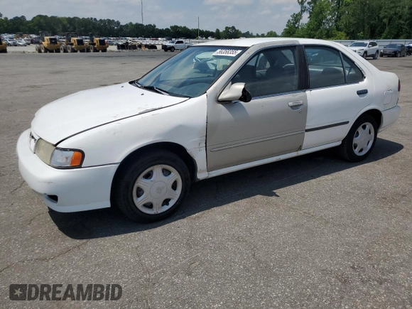 1998 Nissan Sentra XE with VIN 1N4AB41D0WC758845, listed as a Copart auction lot 56358355 with 112,545 mi miles and Salvage title. Bid and sale history available at DreamBid. Image 1.