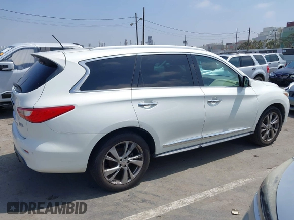 2013 Infiniti JX35 с VIN 5N1AL0MM0DC308522, выставлен на аукционе IAAI как лот 42497631 с пробегом 181 935 миль миль и . История ставок и продаж доступна на DreamBid. Изображение 13.